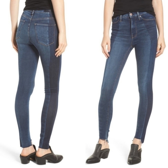 {28} Hudson Barbara Super Skinny StepHem Jeans - Picture 1 of 13